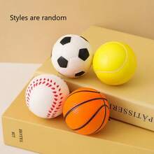 4/8/12个装实心泡沫足球、篮球、网球、棒球减压弹力球 - 彩色 - 查看 3