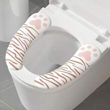 1pc Toilet Seat Cover, Suitable For All Seasons, Designed To Fit Toilet Seat - Multicolor - View 7