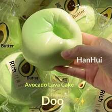 1个逼真面包造型挤压玩具，热门减压小工具，趣味礼物，柔软挤压球 - 彩色 - 查看 6