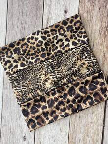 Retro Leopard Print Headband, Fashionable Street Hot Girl Headdress, Sweat-Absorbing Elastic Headband For Sports, Sweet And Cool Hot Girl Leopard Print Headband, Elastic Fashion European And American Retro Headband, Fabric, Sports, Yoga Sweat-Proof Headband, Bathroom Wash, Face Wash Essential, Shopping, Travel, Business Trip, Work, Dining Essential Women Bandanas Makeup Hair Accessories Spa Hair Bands,Festival,Birthday - Multicolor - View 11