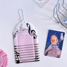 天使笔记本翅膀系列PVC透明卡套，3英寸学生偶像卡套，粘性卡套，菜单盒 - 彩色 - 查看 5