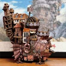 3D Wooden Model Kit - Anime Figurine And Creative Architectural Puzzle - Colorful Castle [Small Size] - View 3