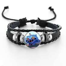 1pc Handmade Adjustable Bracelet With Time Gem, Witch Hunting Themed Wristband - Multicolor - View 7