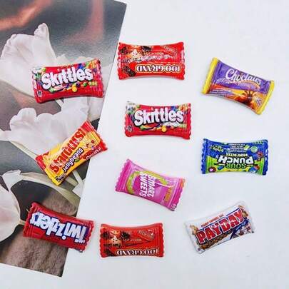 5/10pcs, Refrigerator Magnets, Mixed Color Fridge Magnets, Cute Candy Refrigerator Magnets, Whiteboard Magnet Stickers, Decorative Refrigerator Magnets, Cute Office Magnets, Kitchen Utensils, Thanksgiving Christmas Gifts, Home Decoration,Christmas Gifts For Friends, Party Gifts