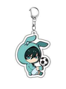 2025新款蓝色 - 监狱蓝锁1号蜂窝亚克力钥匙扣，动漫周边，Chire Leopard，国战连幻亚克力挂件 - 节日礼物 - 生日礼物 - 动漫爱好者礼物 - 彩色 - 查看 20