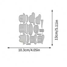 创意帽子模具、DIY剪贴簿相册和压花模板、贺卡制作工具、卡片纸切割工艺品、礼品卡制作模板模切。 - 銀色 - 查看 9