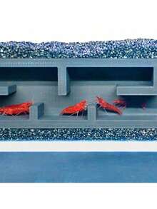 Shrimp Burrow Underground Maze Tunnel | Viewing Shrimp Freshwater Hidden Tunnel | Aquarium Shrimp Breeding Cave Suitable For Small Shrimp, Cherry Shrimp, Dwarf Shrimp - A - View 4