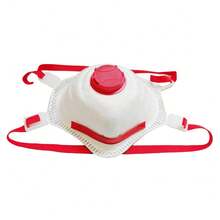 FFP3 Cup Mask Pack Of 10 Disposable FFP3 Dust Face Masks - Red - View 4