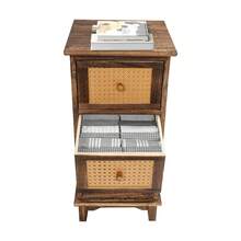 YUNRUX Gabinete de almacenamiento de cajones - Marrón - Ver 1