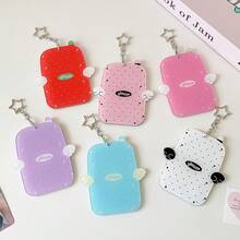 卡通翅膀手机挂饰卡套，韩流粉丝镂空卡片展示盒，可爱卡套 - 長方形 - 查看 6