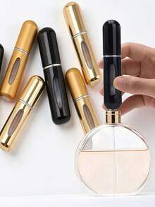 1个/2个/3个/4个/5个5毫升可重复灌装迷你旅行香水喷雾瓶套装,包含喷雾瓶和小型便携泵,是旅行、学生用品、度假露营的理想之选,男女皆宜的香水 - 多色5ml - 查看 13