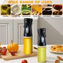 1pc ABS Oil Dispenser, Modern Clear Oil Spray Bottle For Kitchen