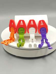 1个创意卡通购物车代币钥匙扣，耐用塑料可重复使用代币，轻巧便携设计，超市购物车代币替换工具 | 便携式代币钥匙扣，可在超市及其他场所免费使用，超市配件，趣味设计，坚固耐用 - 彩色 - 查看 8