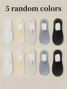 5 Pairs Men's Gift Mesh Boat Socks, Lightweight Breathable Invisible Socks, Silicone Non-Slip Casual Boat Socks - Multicolor - View 11