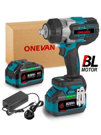ONEVAN Electric Wrench Spanner 1/2" Impact Wrench Drill Driver Screwdriver Set