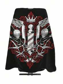 2/3pcs Haircutting Tools Set: Neck Paper, Hair Brush, Haircutting Cape, Salon Haircutting Gown, Adjustable Haircutting Apron, Professional Salon Haircutting Smock - Multicolor - View 11