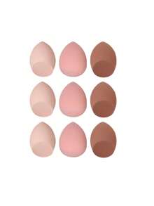 12pcs Large Random Color Makeup Sponge Eggs, Mixed Beauty Sponges For Liquid, Cream And Powder Perfect Application, Multi-Color Makeup Sponges Suitable For All Skin Types, Latex-Free Dual-Use Powder Foundation,Giveaways,Travel,Cheap Stuff,Travel Essential - Nhiều màu - Xem 10