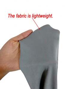 1件/2件/4件/6件装纯色牛奶丝新款弧形薄款座椅套，经典简约设计，防水（非100%防水），防尘，适用于客厅、餐厅、书房等场所，100%涤纶薄款弧形椅套，房间装饰 - 彩色 - 查看 6