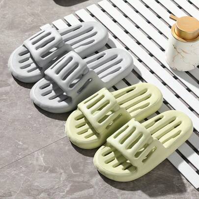 Bathroom Waterproof Slippers, Breathable Quick-Drying Non-Slip Shower Sandals, Indoor Home Odor-Resistant Slippers