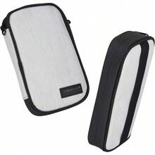 Smell Proof Bag Pocket Bag Activated Carbon Fiber 8'' X 5'' Portable Carry Pouch For Travel (Grey) - 灰色 - 查看 7