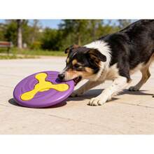 Perro训练圆盘 - 柔软的天然橡胶材质，对狗狗的口腔非常友好 - 呵护牙齿，非常适合抛接游戏。材质柔软，方便携带，适合散步时使用。不适合作为咀嚼玩具。 - 彩色 - 查看 3