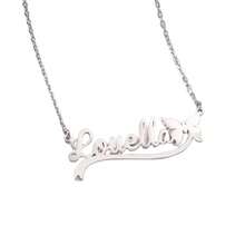 Personalized Name Necklaces Suitable For Teenagers Stainless Steel Butterfly Style Custom Name Necklace, Beauty Sweet Necklace, Holiday Jewelry Gifts - Multicolor - View 6