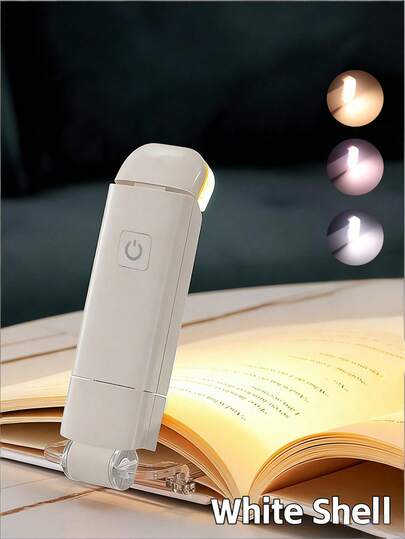 1pc Portable Rechargeable LED Reading Light, Clip-On Reading Lamp With Eye Protection, USB Charging Book Light, Bedside Lamp, Ideal For Bookworms, Children, Bedside Reading, Also A Perfect Gift For Valentine's Day, New Year, Spring Festival