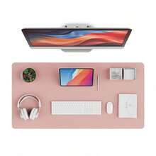 1pc KAPI Leather Desk Pad, Large Office Desk Mat, Computer Desk Pad, Laptop Desk Mat, Desk Protector, Desk Blotter, Writing Pad, Blotting Pad, Desk Cover - Multicolor - View 57