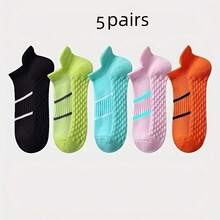 5 Pairs Unisex Sports Ankle Socks, Spring/Summer/Autumn - Multicolor - View 6