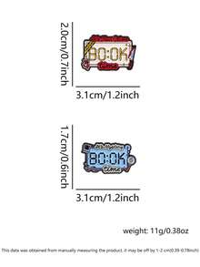 2pcs Podcast Culture Pun Enamel Pins, 80OK Timer Shaped True Crime Mystery Slogan Pins, Suitable For Podcast Enthusiasts Daily Casual Wear And Community Identity Scenarios