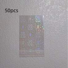 50pcs Matte Card Set, Glossy Card Film, Laser OPP Bags, Laser Heart Holographic Postcards, Game Card Protectors, Photo Album Film & Sleeves, Back To School Season - Multicolor - View 15