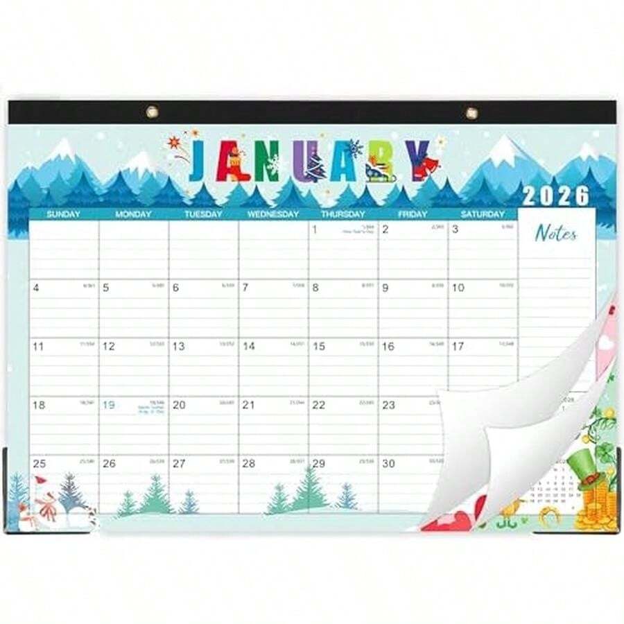2026 Desk Calendar - Desk Calendar 2026, 2026 Calendar From Jan 2026 To ...