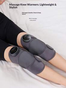 电加热膝关节按摩器，穴位按摩，缓解关节炎、膝关节疼痛，热疗，振动按摩