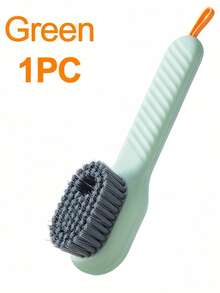 2-In-1 Multi-Function Cleaning Brush/Shoe Brush, 2-In-1 Multi-Function Cleaning Brush With Soap Dispenser, New Upgraded Drawer-Style Shoe Cleaning Brush, Press-Type Cleaning Brush, Long Handle Shoe Brush, Home Decor, Valentine's Day Bathroom Decor - Multicolor - View 13