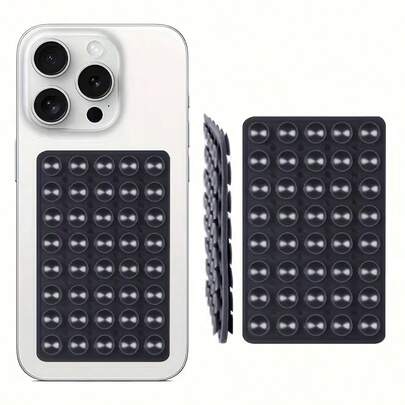 Dual-Sided Silicone Suction Cup With 80 Suction Cups, Durable Prevents Phone Drops, Multi-Functional Non-Slip Stand, High Adhesiveness, Universal Non-Slip Support For Smartphones/Tablets/Desktops