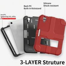 1pc, Compatible With IPad Mini 7 (A17 Pro) 2024/Mini 6 2021 8.3-Inch, Shockproof Protective Case With Stand For IPad Mini 7/6th Gen, IPad Mini 7 (A17 Pro, 7th Gen) 2024 / IPad Mini 6 (6th Gen) 8.3-Inch With Pencil Holder - Blue + Navy - Rose Gold + Pink - View 4