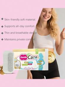 4pcs/Box Gentle, Soft And Breathable Feminine Sanitary Pads. These Thin And Close-Fitting Pads Are Suitable For Daily Use. They Have High Adhesion, Reduce Friction And Prevent Side Leakage, Compatible With Most Underwear Styles. - Feminine Pads - View 10