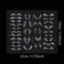 1pc Nail Art Mold Bowknot Wing Bat Wing 3D Decor Transparent Silicone Nail Mold - Clear - View 14