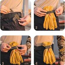 1PC Multi-Purpose Nylon Gloves Hook Outdoor Camping Tactical Climbing Rope Holder Anti-Lost Hanging Buck Strap Safety Clip Belt - Multicolor - View 7