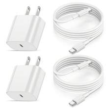 30W 快速充电套装 [USB C 壁式充电器 + 3.3 英尺/100 厘米 USB C 转 Type C 充电线] 兼容 16 Pro Max/16 Pro/16 Plus/16/15 Pro Max/15 Pro/15 Plus/15、Nan - 美規A型插(110-127V) - 查看 14