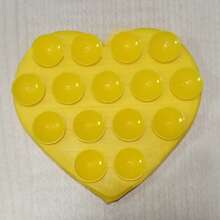 1pc Creative Double-Sided Heart Shaped Strong Silicone Suction Cup Phone Case, Adjustable Portable Silicone Suction Cup Phone Holder, Non-Slip, Washable, Compatible With Android Phones, Birthday Gift Phone Accessory Compatible With IPhone, Android Phone, Gift For Birthday, Family, Friends Gifts Birthday Phone Stand Phone Accessories Strong Load-Bearing - Multicolor - View 16