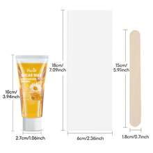 50g Natural Lemon Depilatory Wax, Suitable For Body, Underarm, Thigh And Arm Hair Removal, Gentle And Non-Irritating, Specially Designed For Sensitive Skin, Cleanly And Gently Removes Hair. - Multicolor - View 9