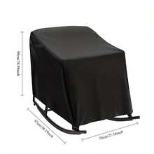 耐用黑色牛津布保护罩，防水、防尘、防紫外线、防撕裂，适用于船用控制台、皮划艇储物袋、碎木机、轮胎、露营车、丙烷罐、露营椅等，四季皆宜，适合露营季、假日旅行、夏季户外活动。 - 黑色 - 查看 15