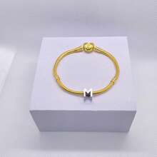 1件女士手链底座，串珠吊坠，DIY手链扣，适合日常佩戴，节日、生日等场合的绝佳礼物，手链底座