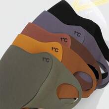 1件/3件装 女士休闲纯色黑色/棕色/深灰色防风保暖加厚柔软防护眼角面罩，适合旅行、户外、骑行、日常搭配 - A - 查看 5