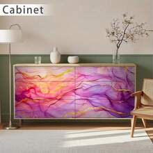 Pink Purple Gold Vein Textured Peel And Stick Wallpaper - Self-Adhesive Decorative Contact Paper For Home Decor - YBX98953 A - 查看 7