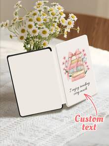 这款 Kindle 保护套饰有环绕书籍的花卉图案，可定制您的爱语或祝福，适合作为礼物送给朋友、家人、爱人和孩子。Kobo 保护套采用简约经典设计，防指纹涂层，磁吸翻盖，具备睡眠/唤醒功能，材质耐用，是旅行保护电子书的理想之选。 - 彩色 - 查看 9