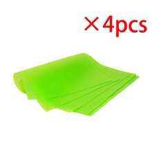 4pcs Waterproof Refrigerator Mats, Rectangular Anti-Moisture Pads, Washable, Daisy & Lemon Pattern (Green), Suitable For School, Office, Home, Travel - Multicolor - View 11