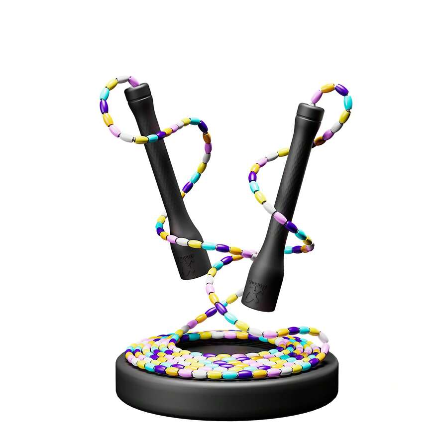 1 Set MOGOLD Bamboo Skipping Rope, Versatile For Fitness, Competition, Boxing, Students & Adults - Multicolor - View 1