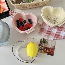 2-Tier Fruit Basket Draining Rack, Removable & Washable, For Kitchen, Living Room, Coffee Table, Fruit Bowl - Multicolor - View 4